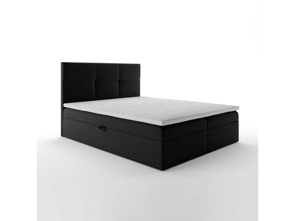 Łóżko kontynentalne Top 180x200 czarne