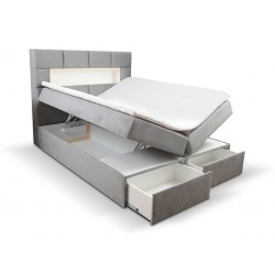 Łóżko kontynentalne Como Lux 160x200