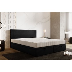 Łóżko kontynentalne Siesta 180x200 czarne