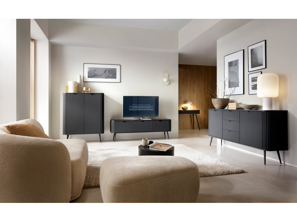 Szafka RTV Zola 168 Czarna