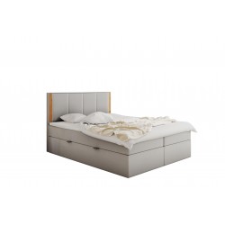 Łóżko kontynentalne Perfect Lux 140x200 ciemnoszare