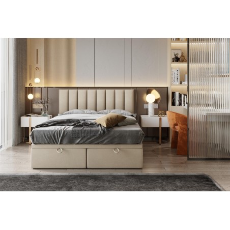 Lit Bond 200x200 cm beige