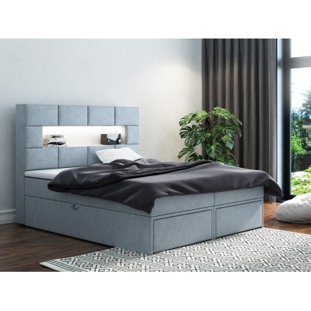 ŁÓŻKO KONTYNENTALNE COMO LUX 160x200